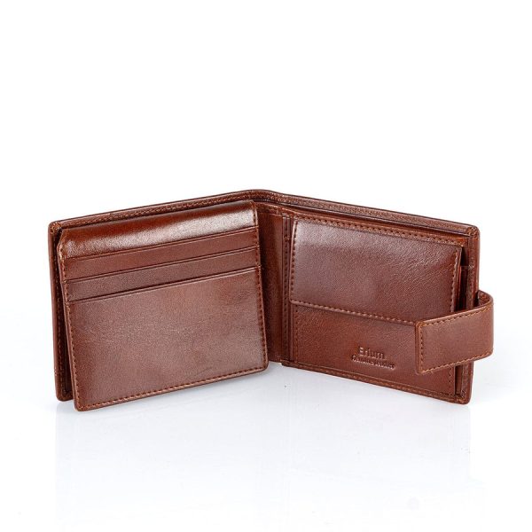 Porta moedas homem cor camel